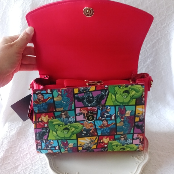 Loungefly × Marvel Avengers Crossbody Bag - Picture 9 of 13